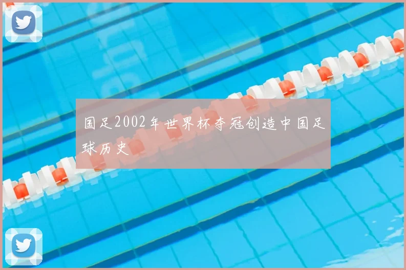 国足2002年世界杯夺冠创造中国足球历史